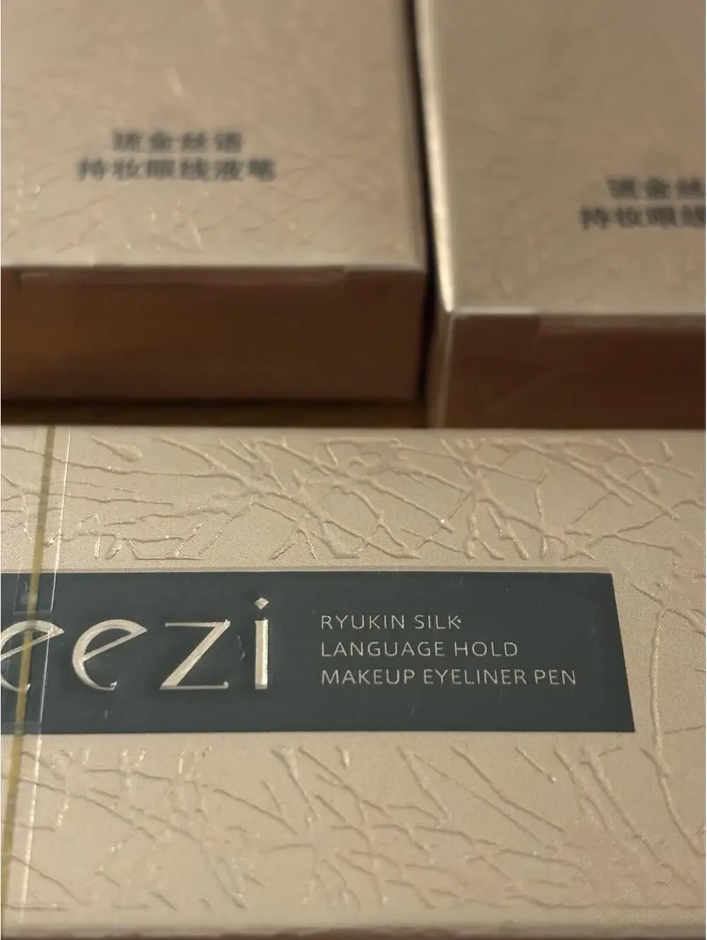 Leezi Lasting Eyeliner Liquid Pen 3pcs Waterproof Smudge-Proof Black Makeup